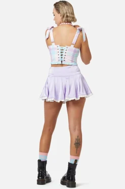 Abyss Tartan Corset