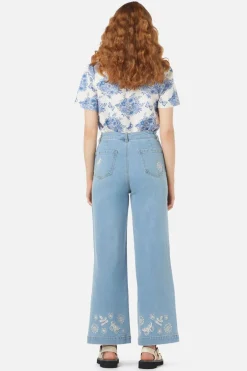 Butterfly Emb Jean