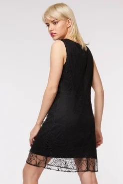 Caught In My Web Dress