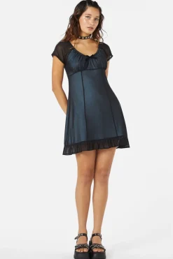 Confess Mesh Mini Dress