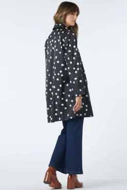 Georgie Spot Collared Raincoat