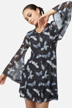 Larvae Mesh Dress