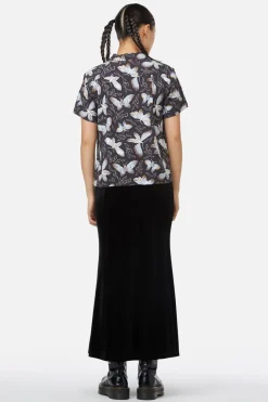 Larvae Print Blouse