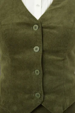Layla Cord Vest