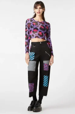 Major Meow Mesh Top