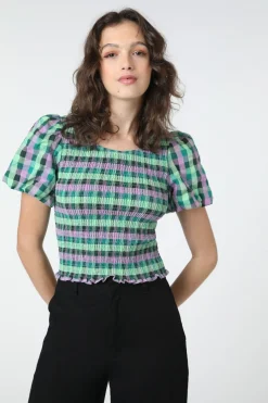 Peppa Check Top