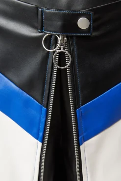 Racing Pu Skort