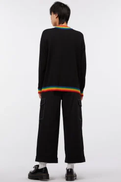 Rainbow Ringer Cardi