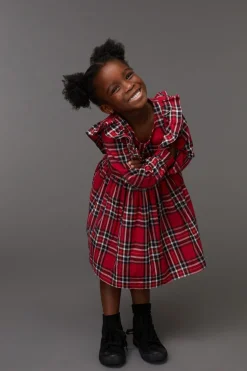Tartan Frill Dress