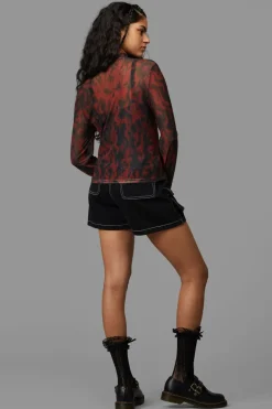 Up In Flames Top